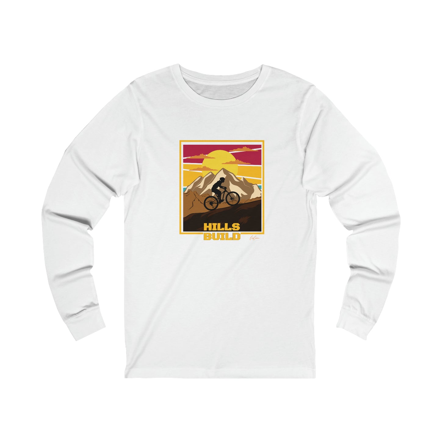 Hills Build Long Sleeve Cycling T-Shirt