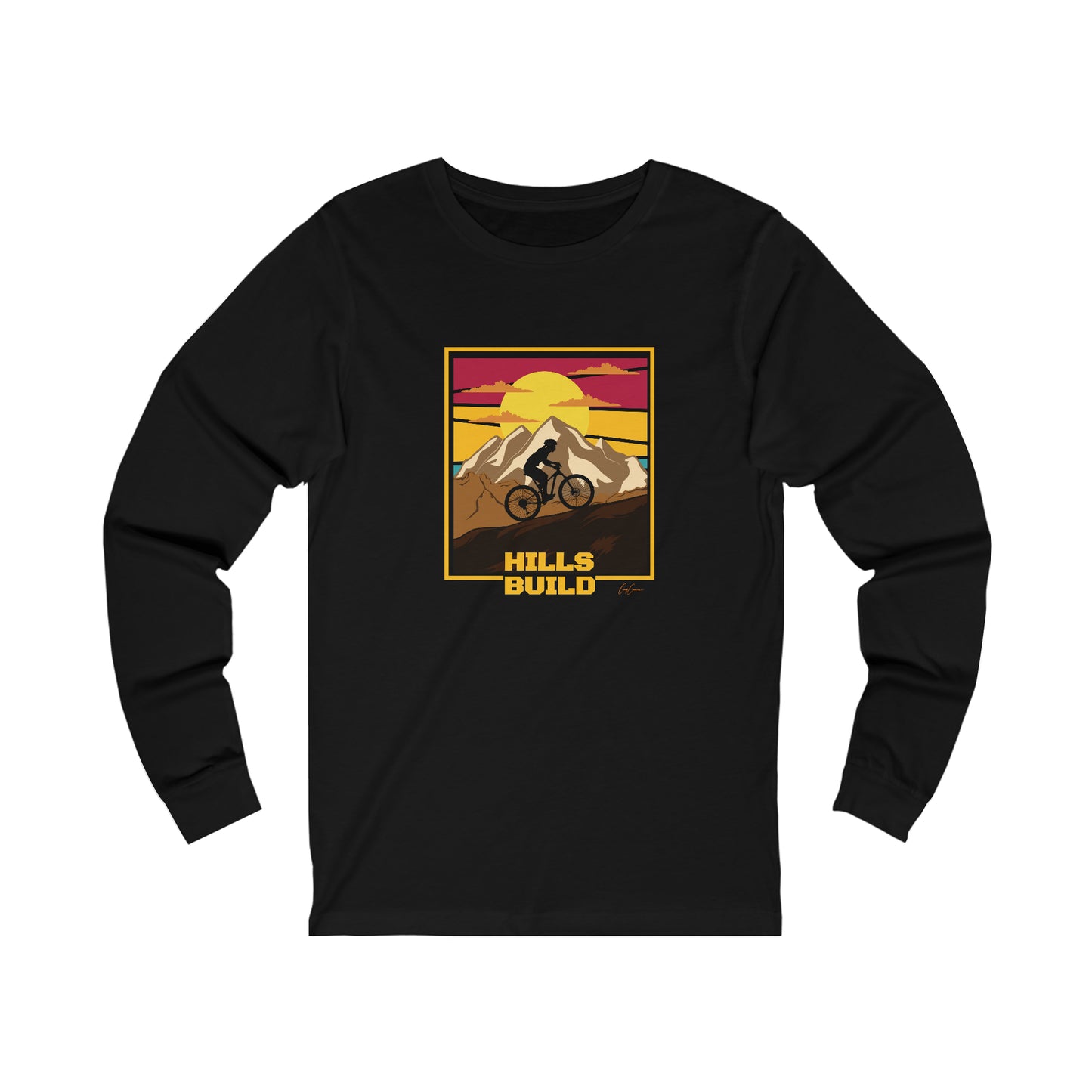 Hills Build Long Sleeve Cycling T-Shirt