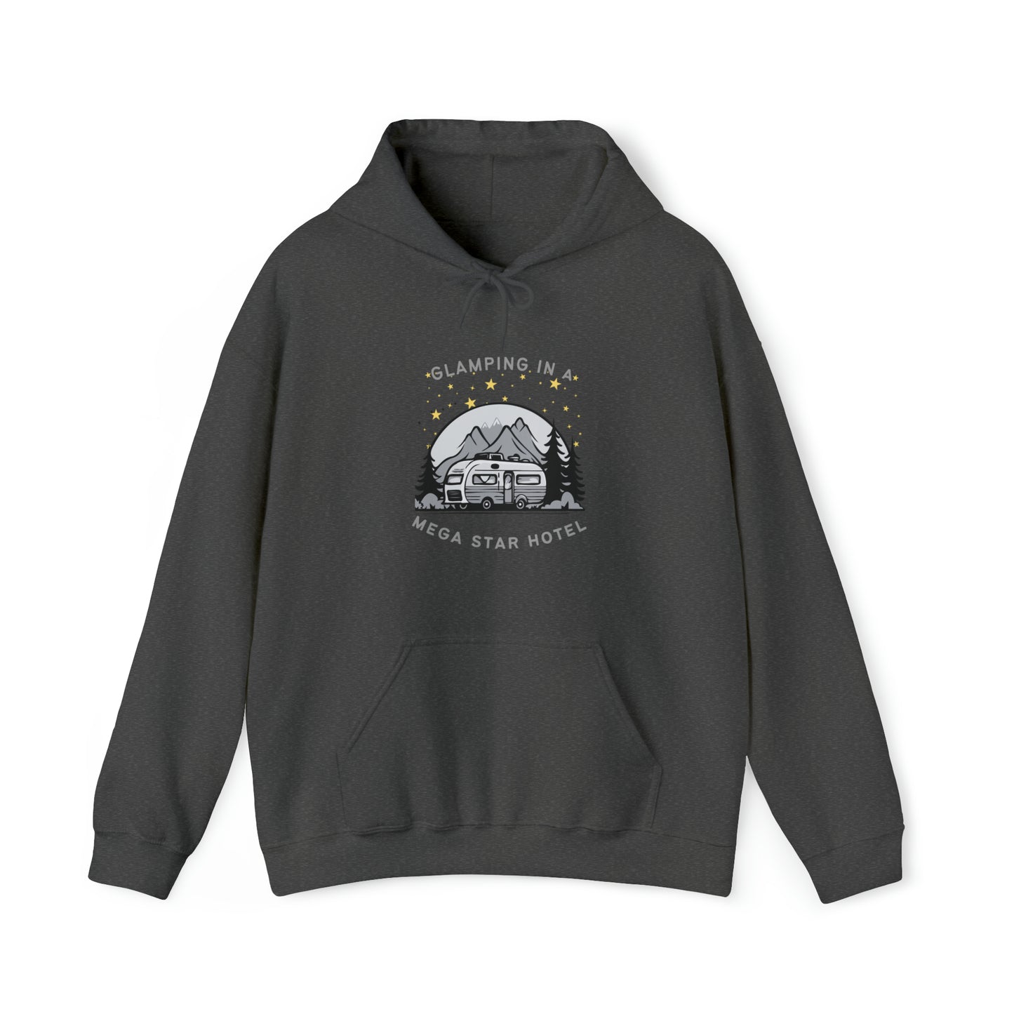 Glamping In A Mega Star Hotel Camping Sweatshirt Hoodie