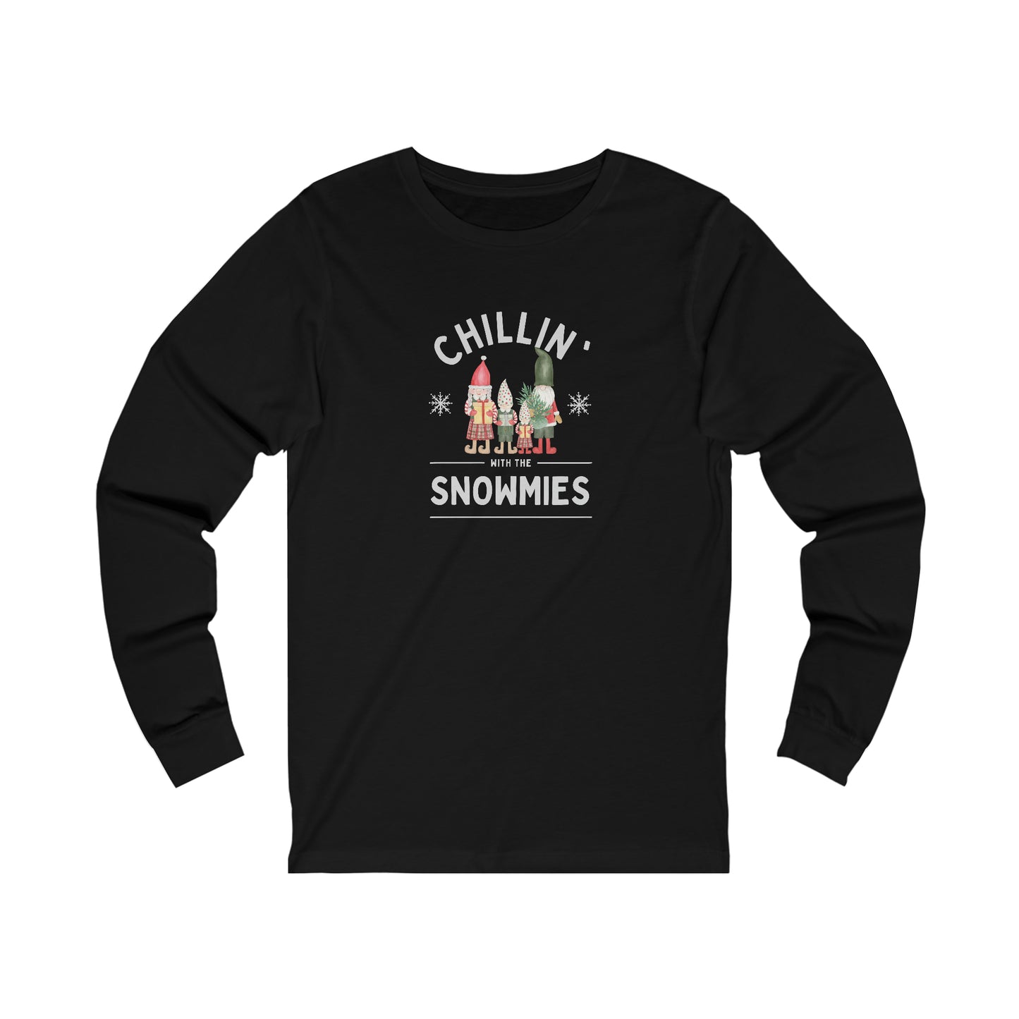 Chillin' With The Snowmies Holiday Long Sleeve Tee