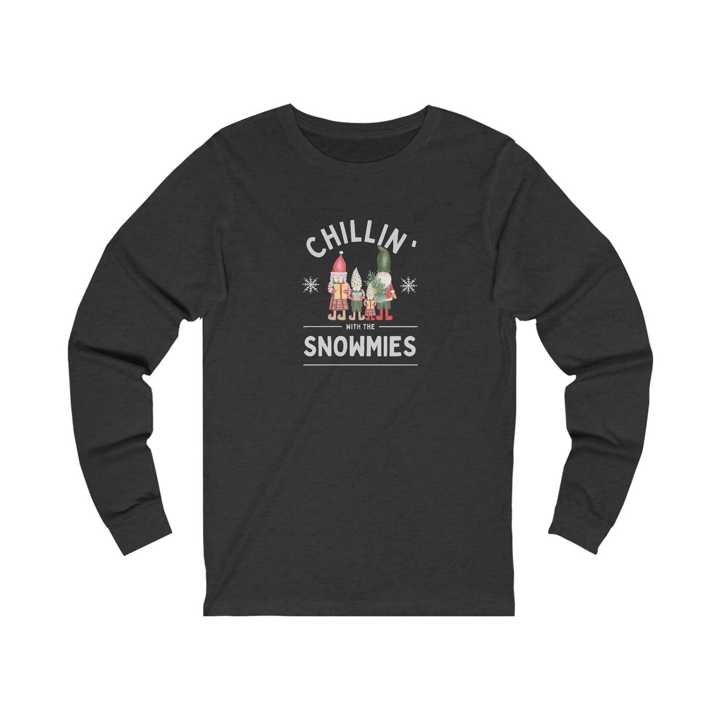 Chillin' With The Snowmies Holiday Long Sleeve Tee