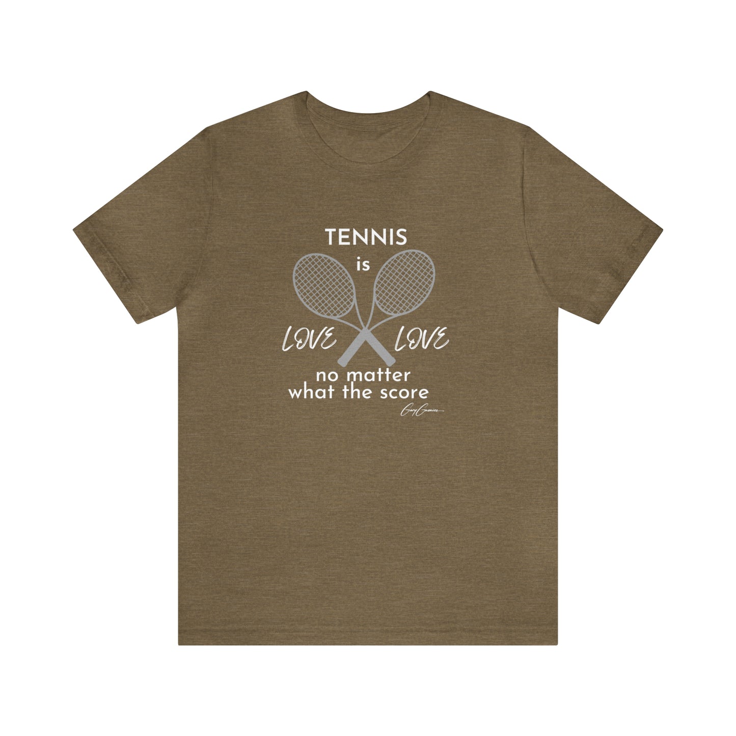 Tennis is Love Love Funny Tennis T-Shirt