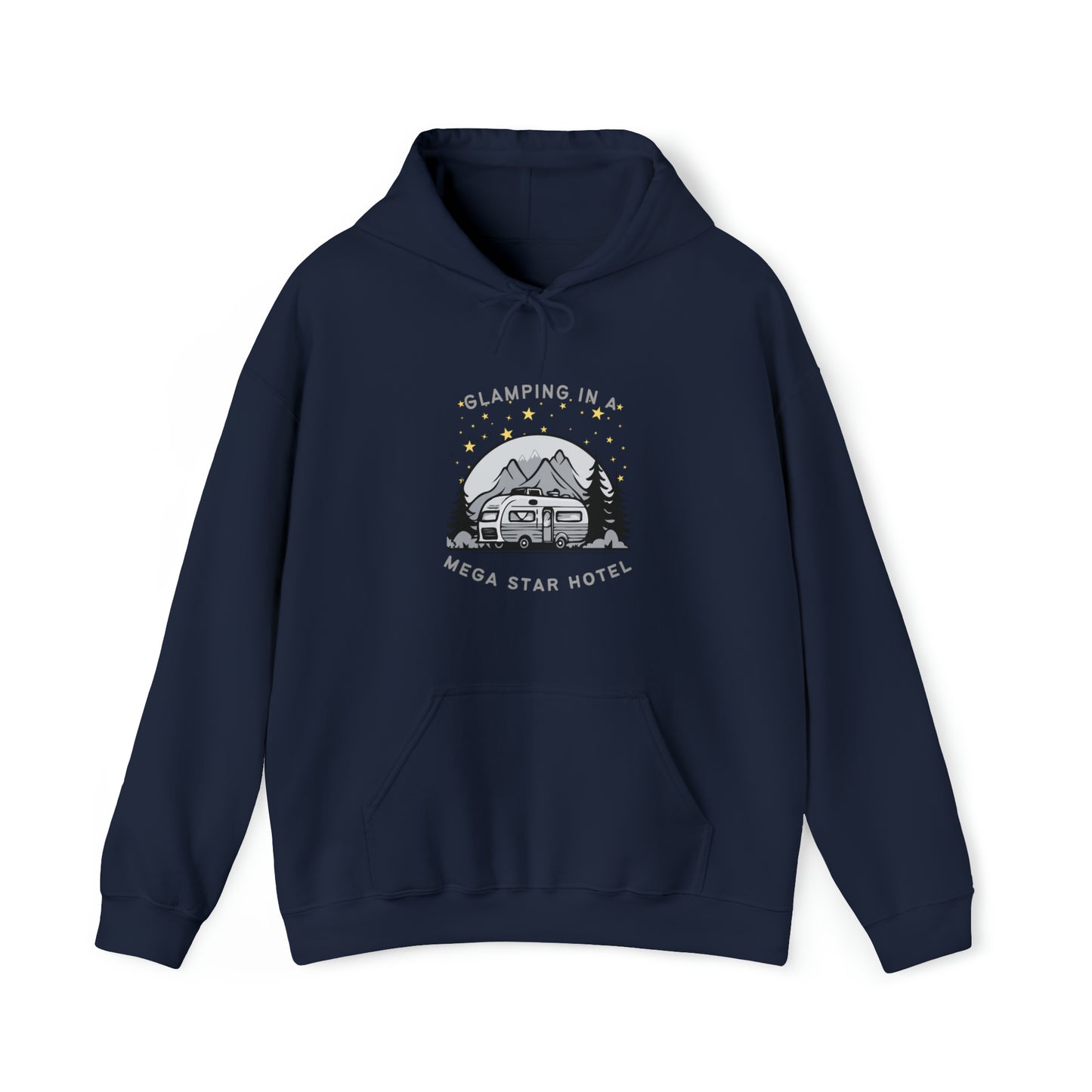 Glamping In A Mega Star Hotel Camping Sweatshirt Hoodie