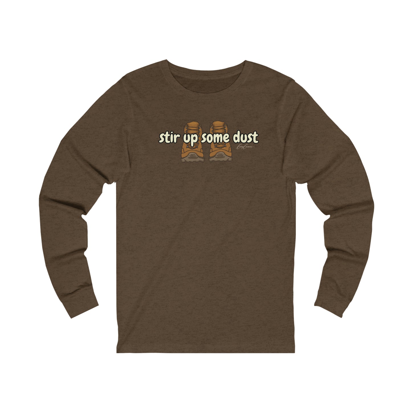 Stir Up Some Dust Hiking Long Sleeve T-Shirt | Weekend T-Shirt