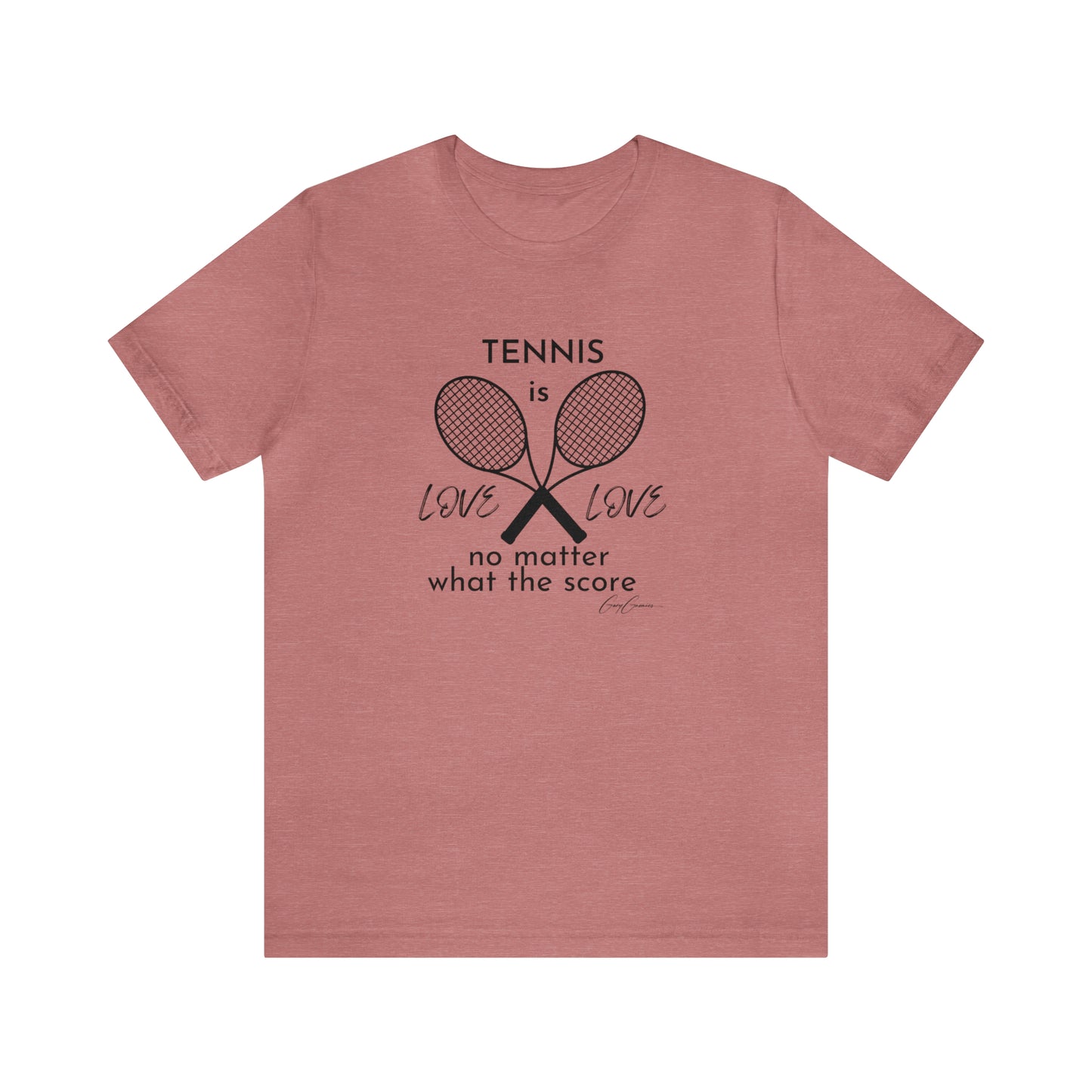 Tennis is Love Love Funny Tennis T-Shirt