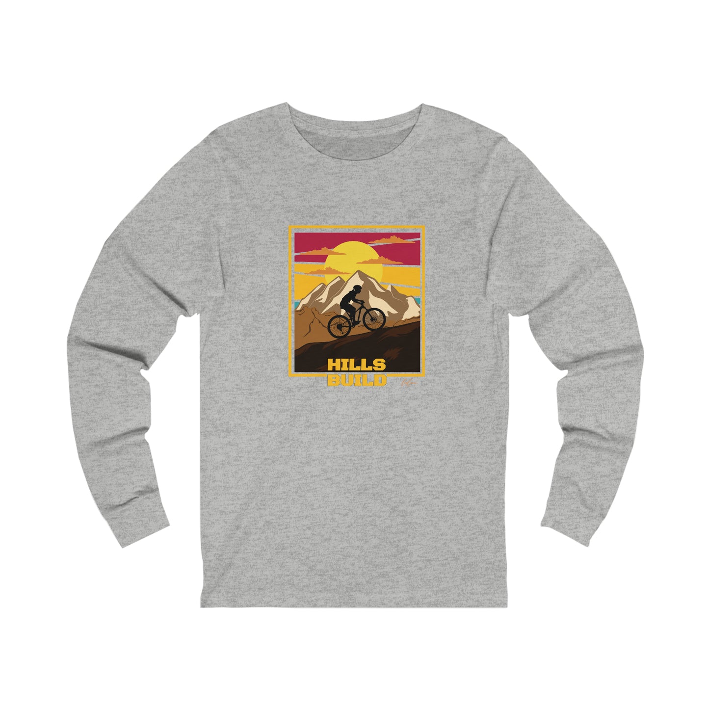 Hills Build Long Sleeve Cycling T-Shirt