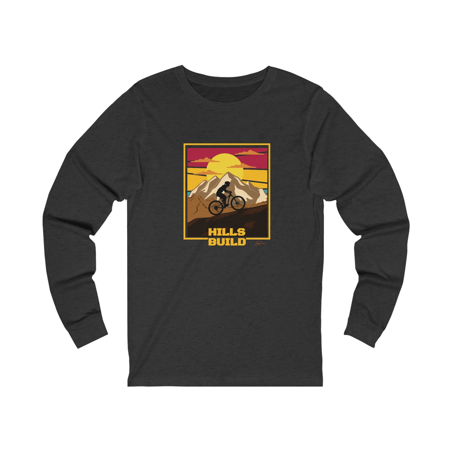 Hills Build Long Sleeve Cycling T-Shirt