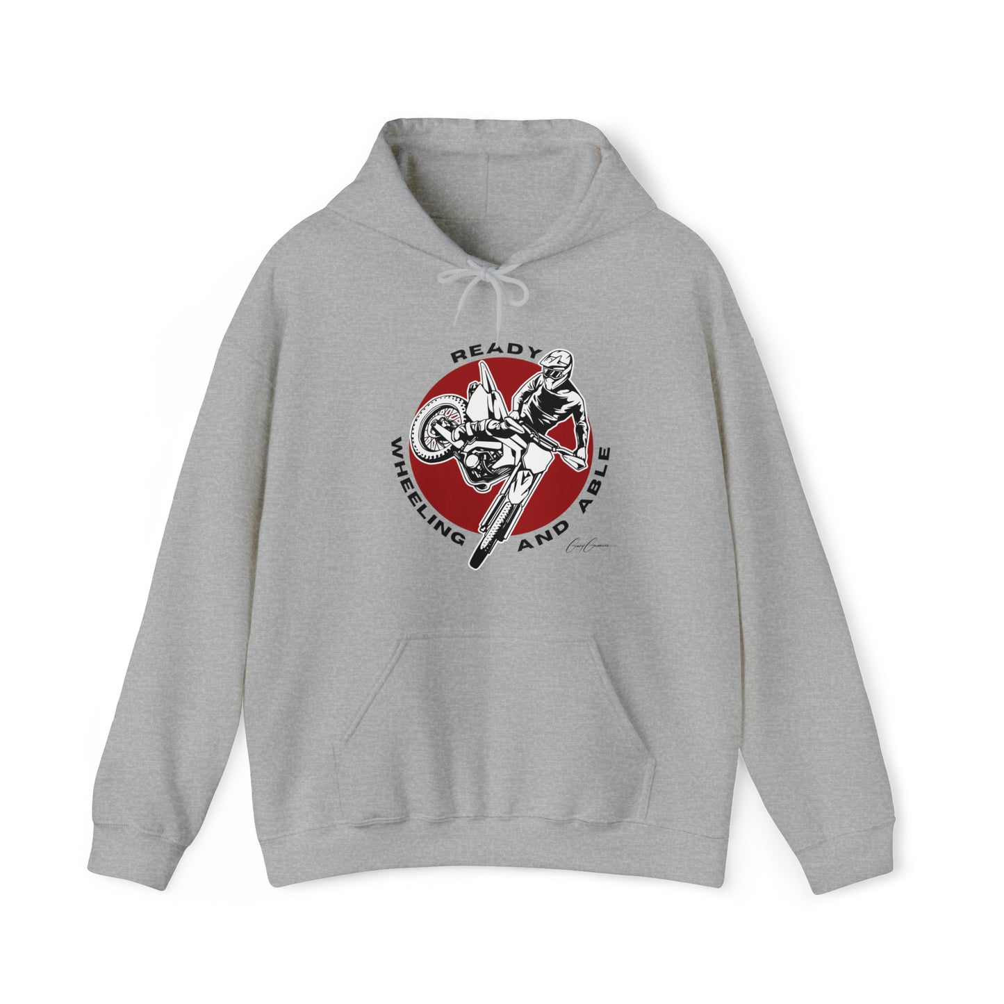 Ready Wheeling Able Motocross Hoodie Sweatshirt,  Dirt Bike Sweatshirts