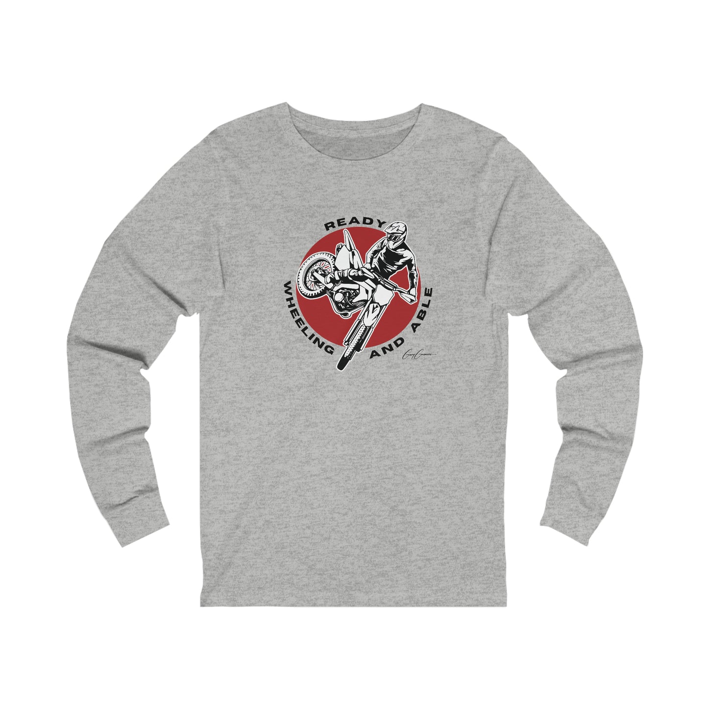 Ready Wheeling Able Motorcross Long Sleeve T-Shirt | Motocross T Shirts