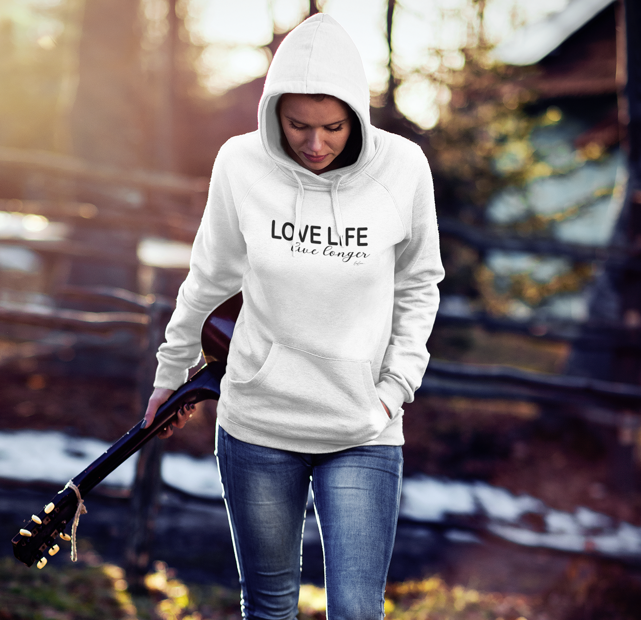 Love Life Live Longer Sweatshirt Hoodie | Motivational Hoodie Sweatshirt