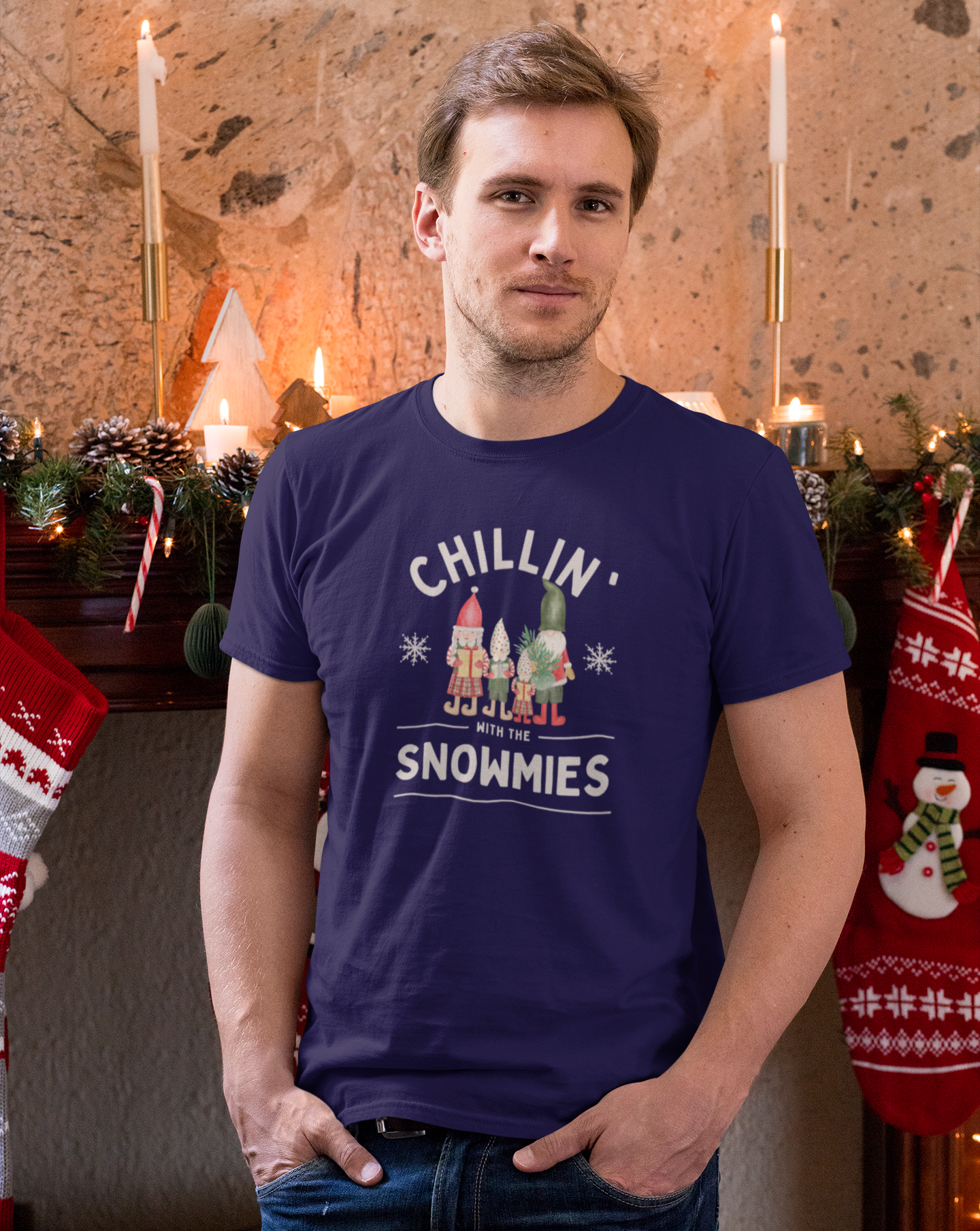 Chillin' With The Snowmies Holiday T-Shirt