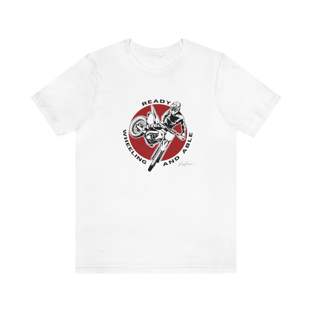 Ready, Wheeling, & Able Motocross Weekend Tee Shirt, Motocross T Shirts, Trendy Shirts