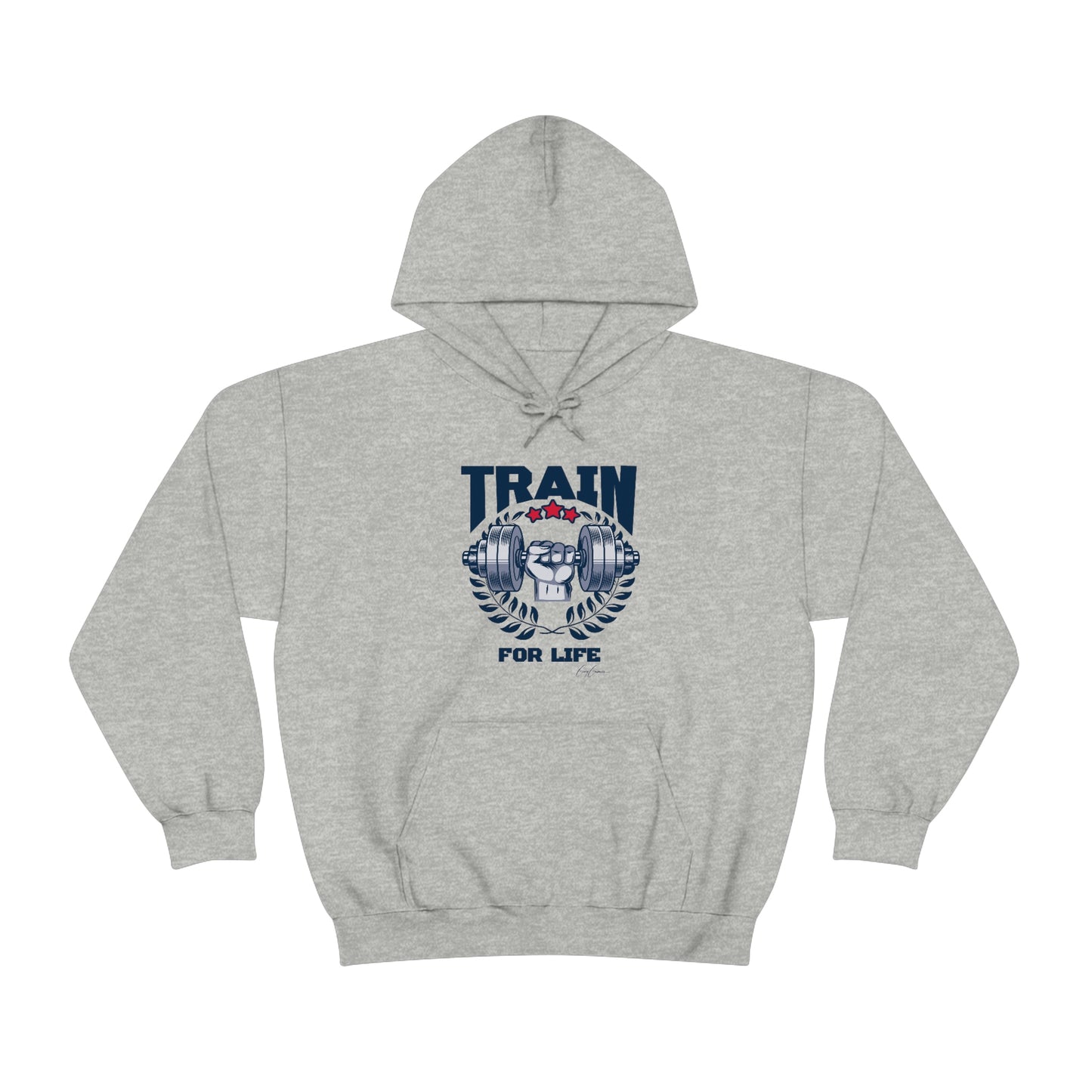 Train for Life Hoodie Sweatshirt | Motivational Sweatshirt Hoodie