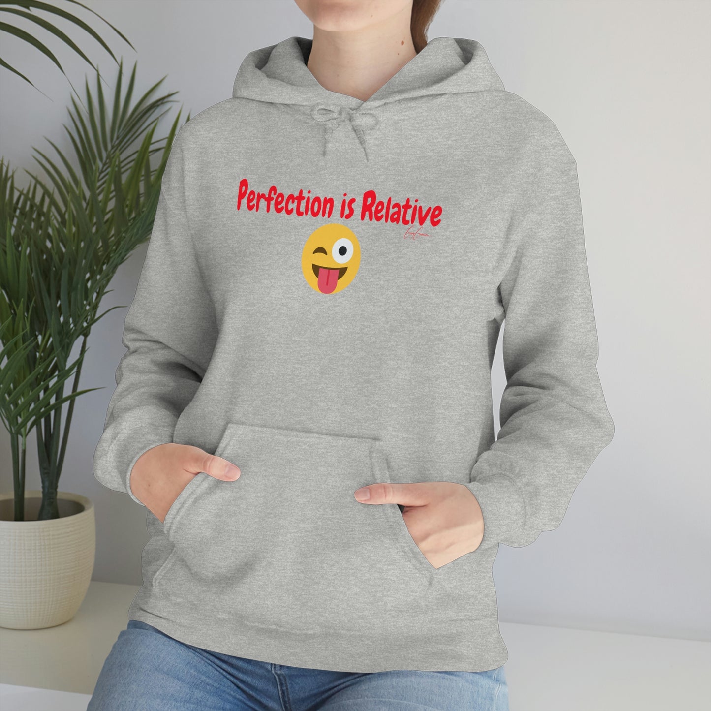 Perfection is Relative Unisex Hoodie Sweatshirt, Trendy Hoodies, Printed Hoodies