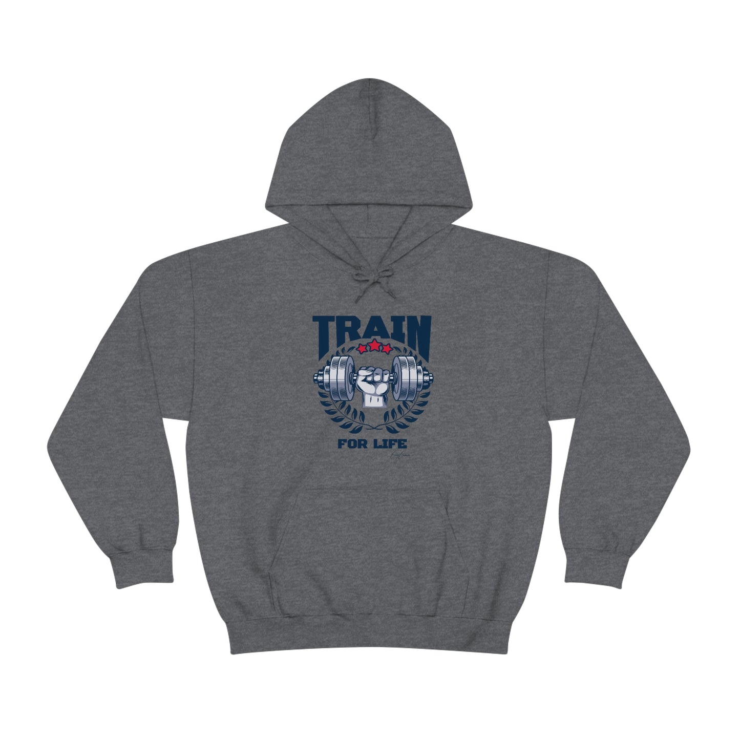 Train for Life Hoodie Sweatshirt | Motivational Sweatshirt Hoodie