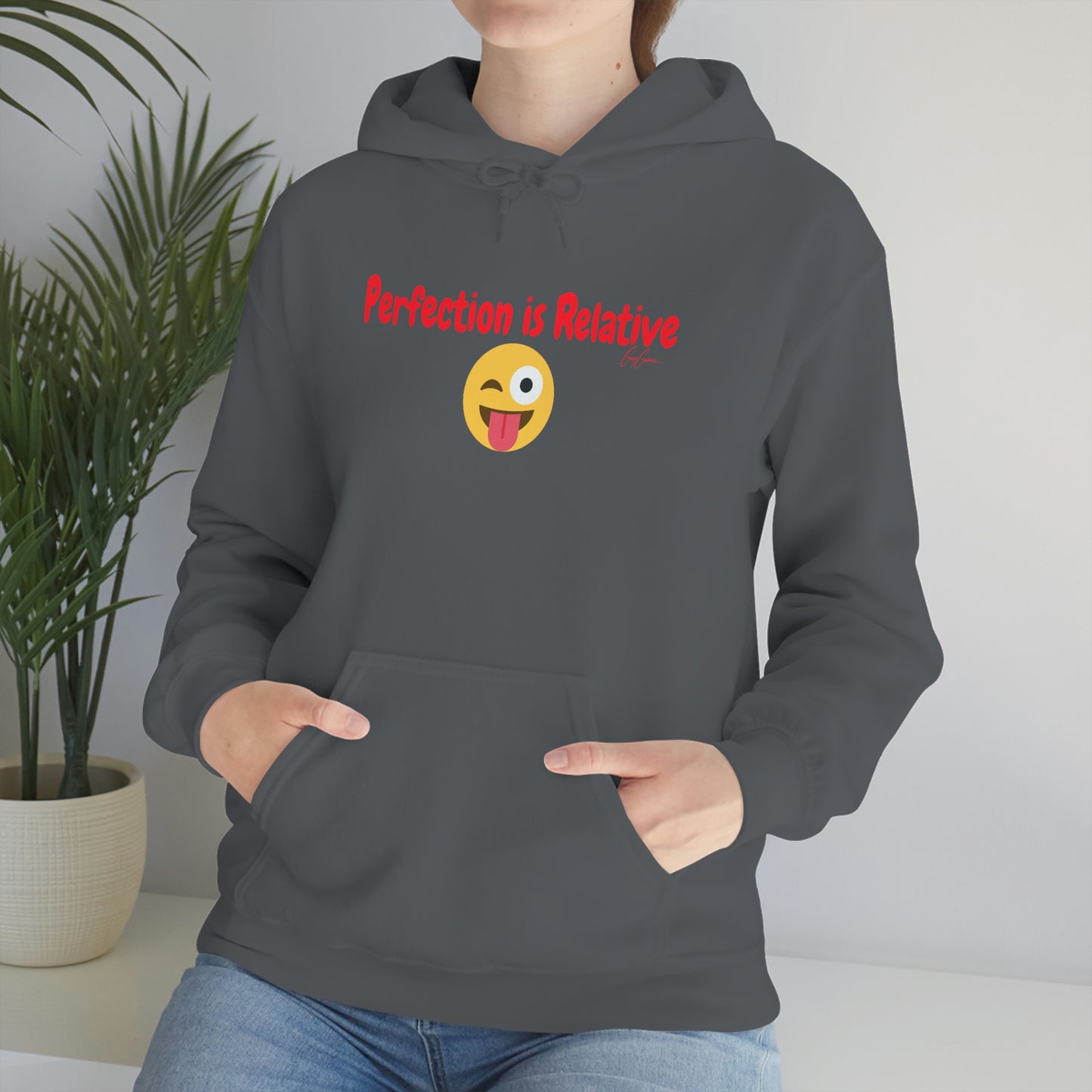 Perfection is Relative Unisex Hoodie Sweatshirt, Trendy Hoodies, Printed Hoodies