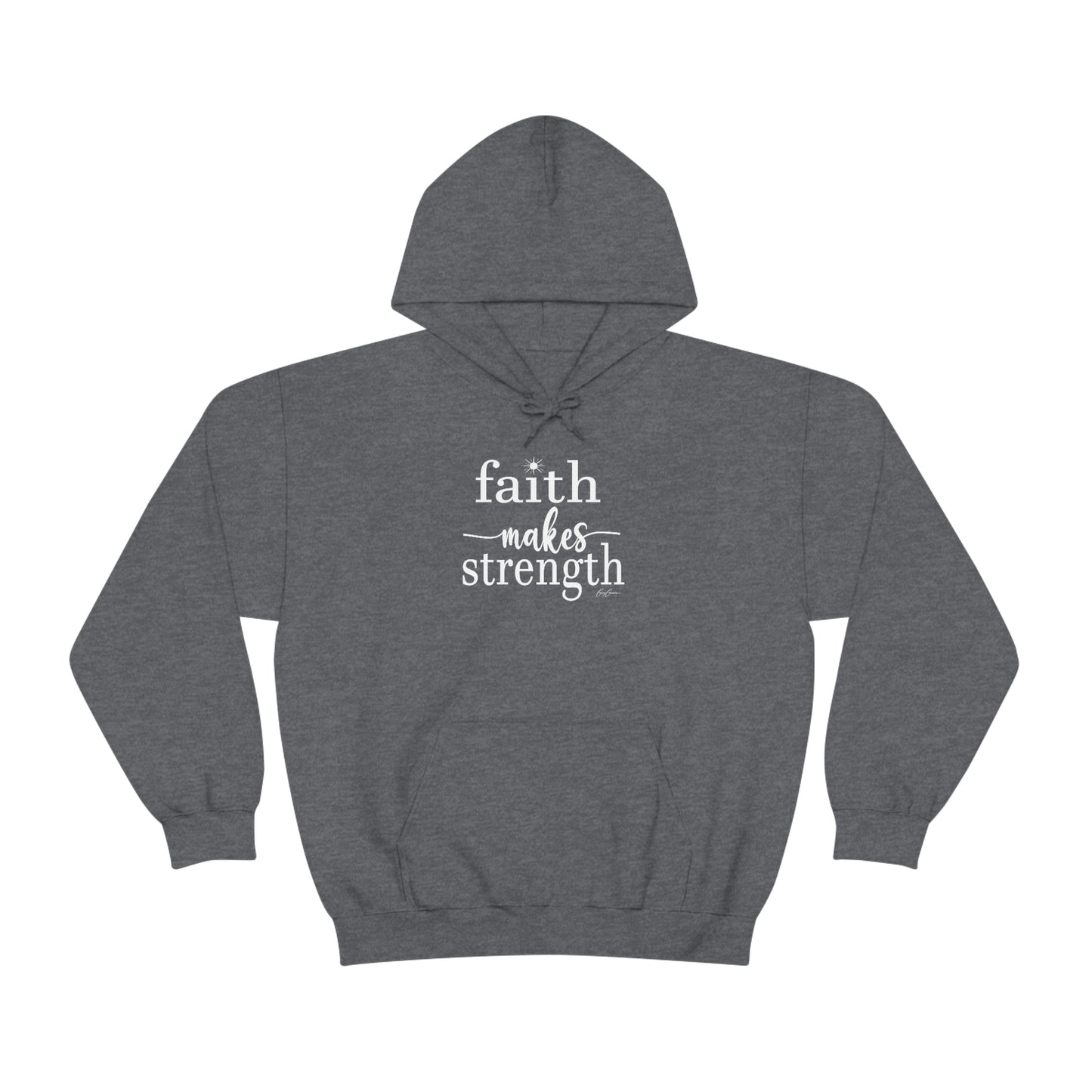 Faith Makes Strength Hoodie Sweatshirt, Faith Hoodies, Trendy Hoodies