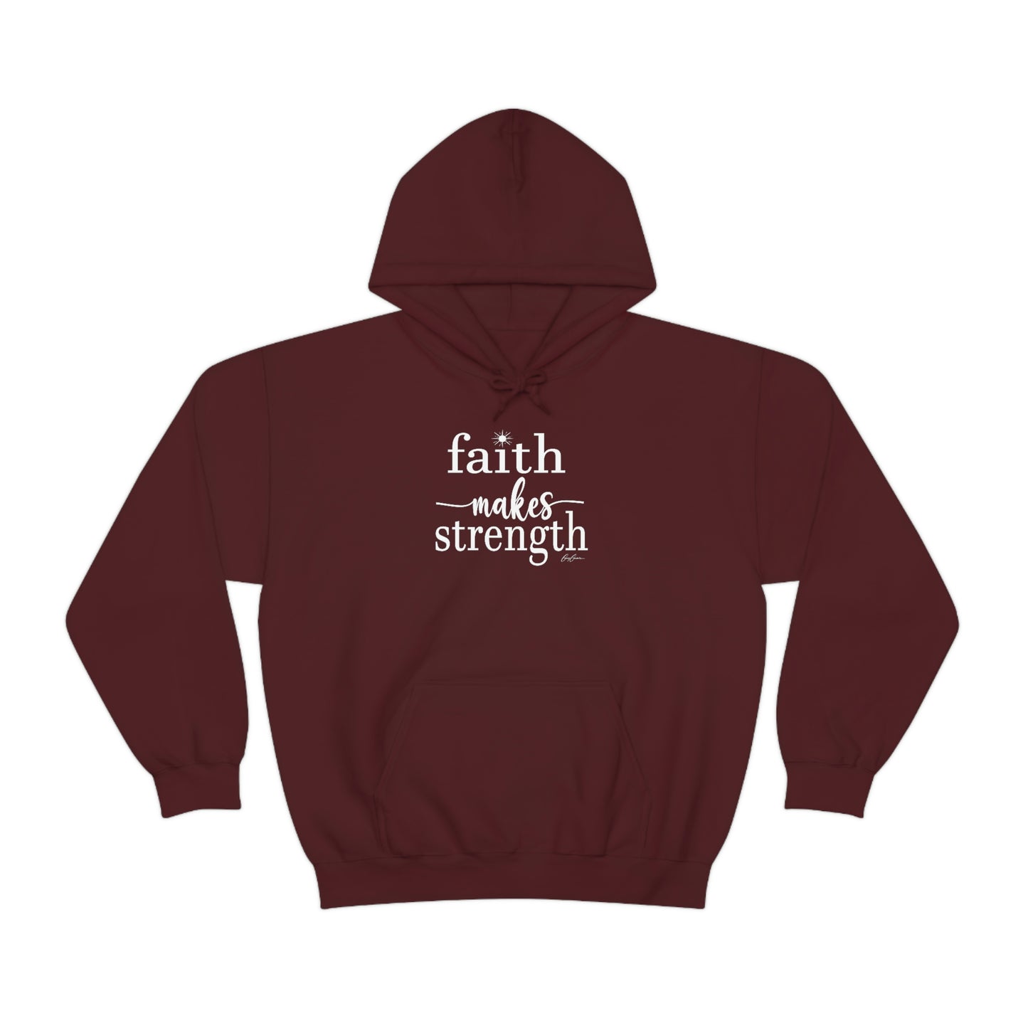 Faith Makes Strength Hoodie Sweatshirt, Faith Hoodies, Trendy Hoodies