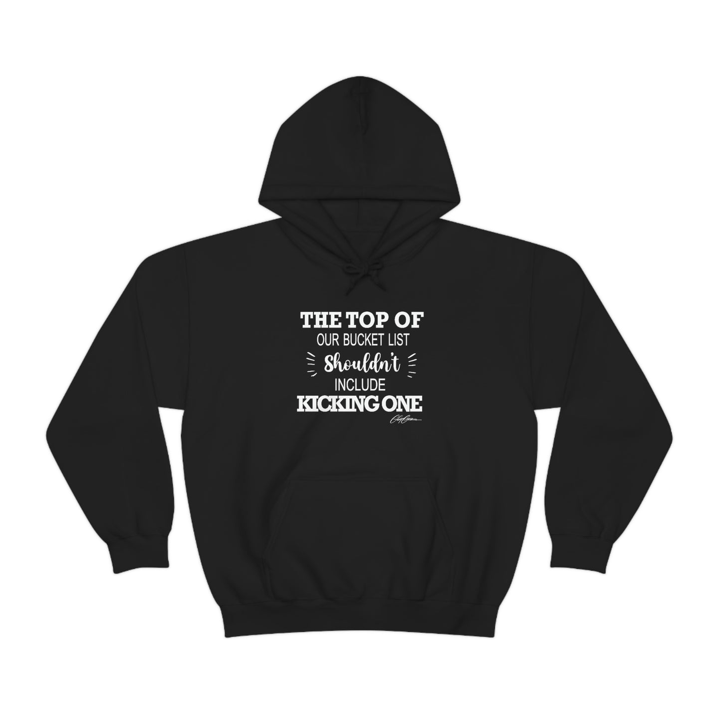 The Top of Our Bucket List Shouldn't Include Kicking One Unisex Hoodie Sweatshirt, Trendy Hoodies