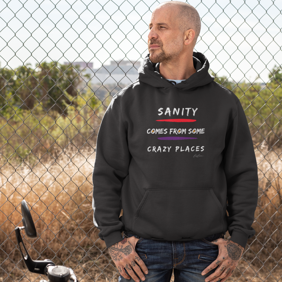 Sanity Comes From Some Crazy Places Unisex Hoodie Sweatshirt, Trendy Hoodies