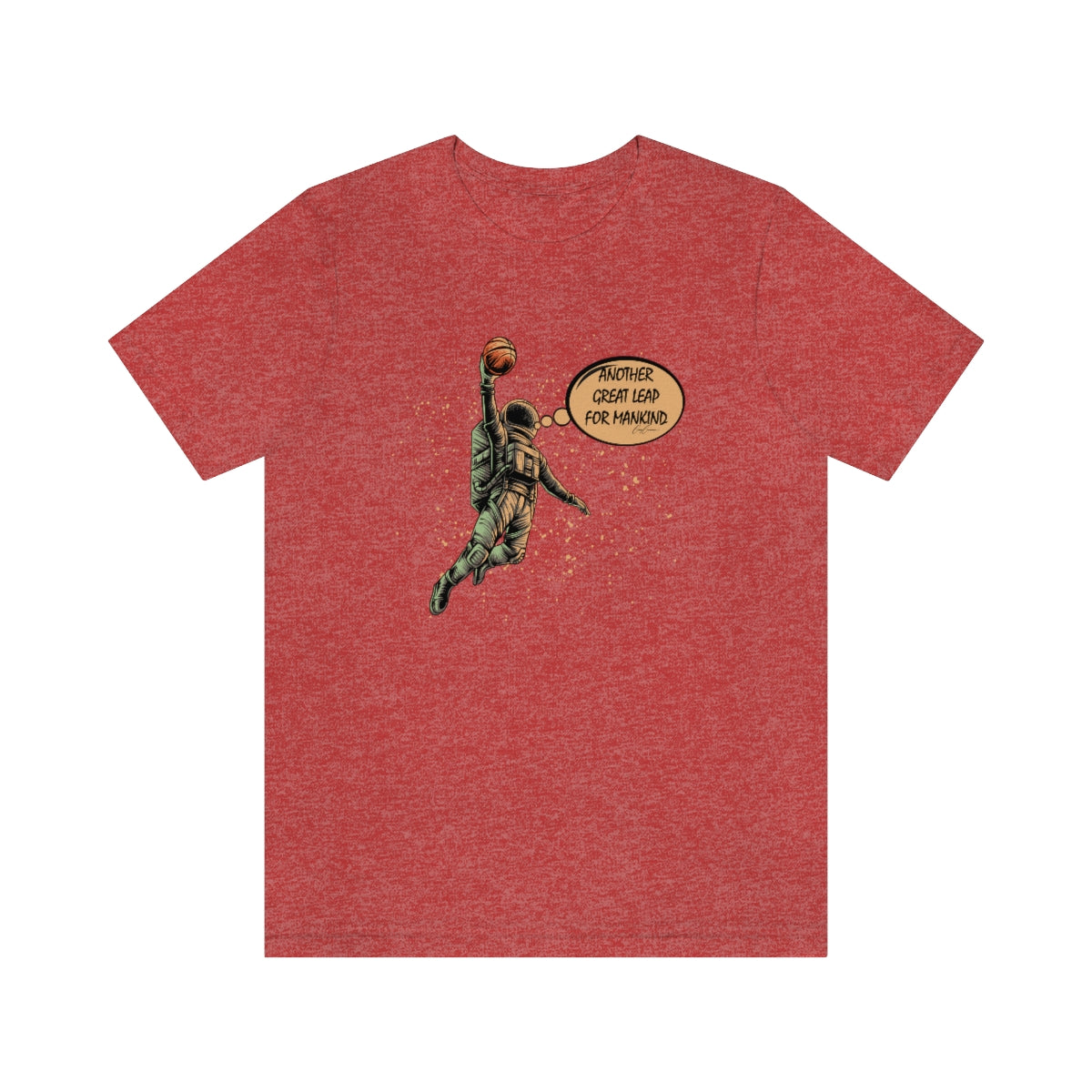 Another Great Leap For Mankind Basketball Custom Tee Shirts, Cool Tee Shirts