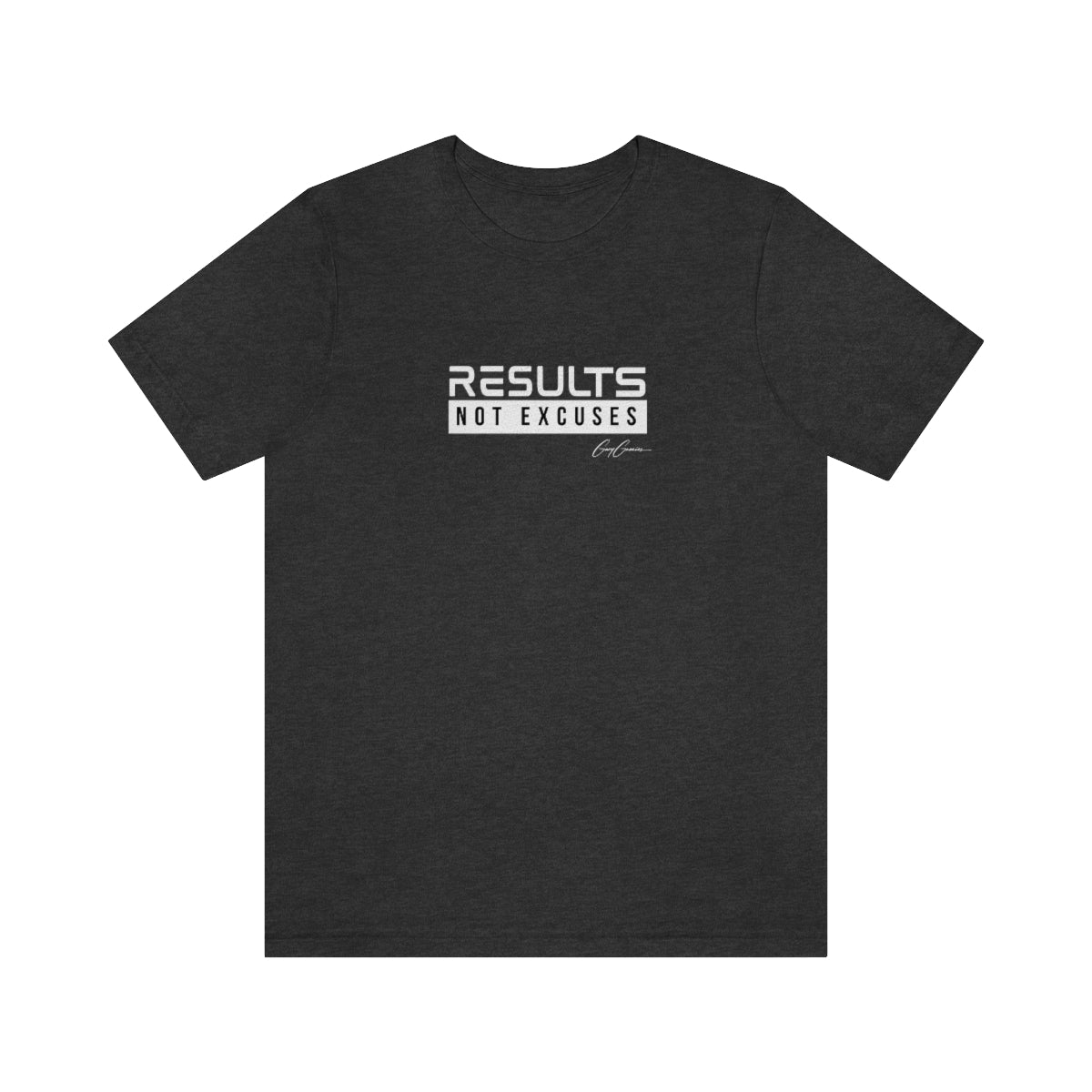 Results Not Excuses Gym T-Shirt | Inspirational Apparel