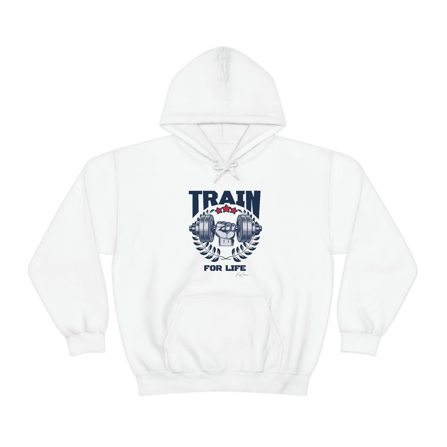 Train for Life Hoodie Sweatshirt | Motivational Sweatshirt Hoodie